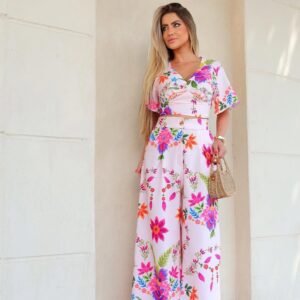 PALAZZO FUCSIA FLORES