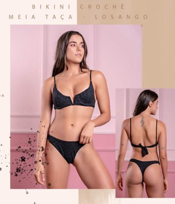 BIKINI ENCAJE NEGRO