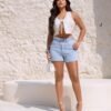SHORT CON CINTURON