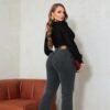 JEANS FLARE GRAFITO