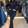 CHAQUETA JEANS NEGRA