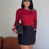 BLUSA BRILLOS ASIMÉTRICA