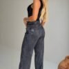 JEANS BRILLOS GRAFITO