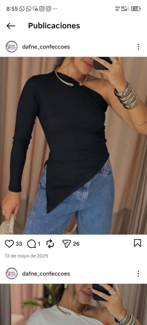 POLERA ASIMETRICA NOOR